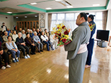 力士との触れ合い