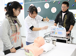 科学的介護の実演